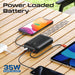 PROMATE 30000mAh Ultra Compact 35W SuperSpeed Power Bank with Built-in USB-C & L