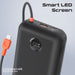 PROMATE 30000mAh Ultra Compact 35W SuperSpeed Power Bank with Built-in USB-C & L