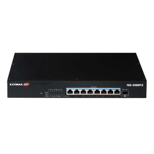 EDIMAX 8 Port 2.5GbE PoE++ Web Smart Switch with 1x 10GbE SFP+ Port. Supports up