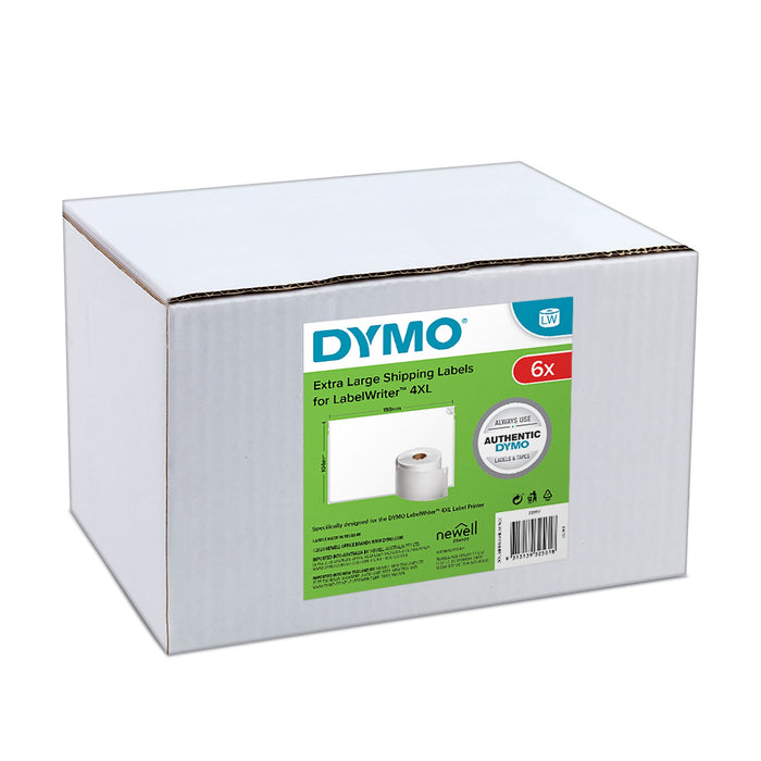 Dymo LabelWriter Extra Large Shipping Labels 104mm x 159mm (4 x 6”) - Bulk pack