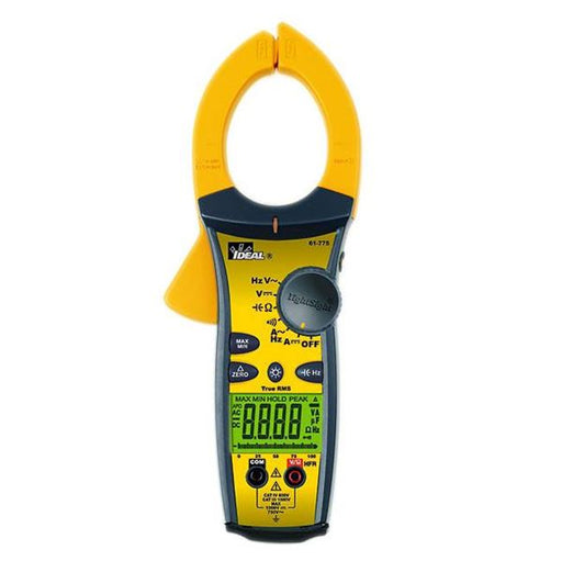 IDEAL INDUSTRIES 1000A AC/DC TRMS TightSight Clamp Meter. CAT IV 600V and CAT II