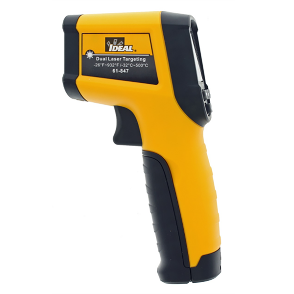 IDEAL INDUSTRIES Dual Laser Targeting Infrared Thermometer.
