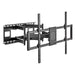 BRATECK 60-120" Heavy-Duty Full Motion TV Wall Mount Bracket. Free-Tilting Desig