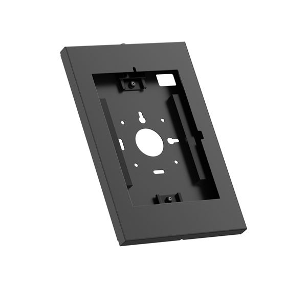BRATECK Anti-Theft Enclosed Tablet Wall Mount Bracket with Key - Black Anti-skid