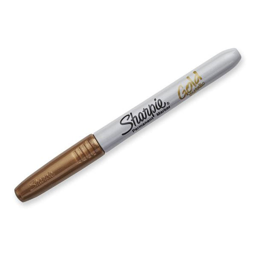 Sharpie Permanent Marker (MOQ 12) Metallic Gold with fine point SH1823889 FEB