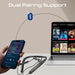 PROMATE SportFit HiFi Wireless Neckband Earphones with 200 Hours Playtime. ENC N