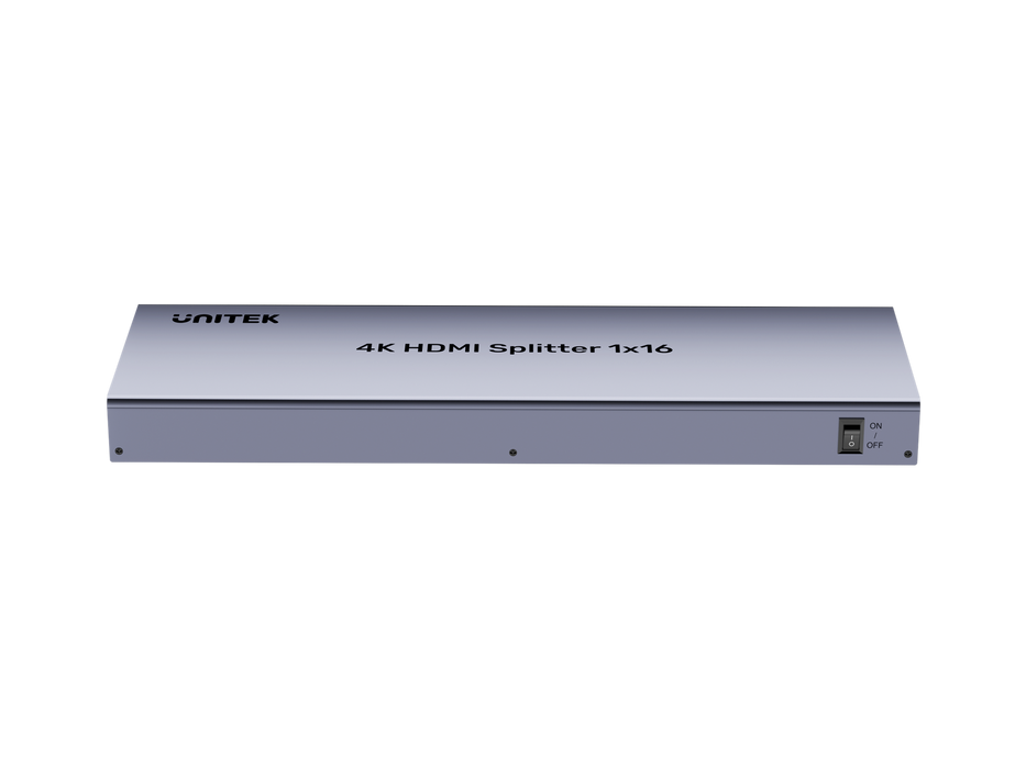 UNITEK 1-in-16-Out HDMI Splitter. Supports Mirror Mode for up to 16 Monitors, Su