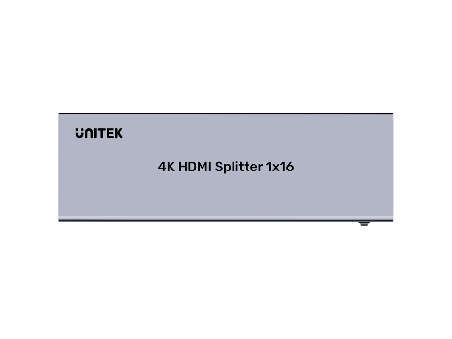 UNITEK 1-in-16-Out HDMI Splitter. Supports Mirror Mode for up to 16 Monitors, Su