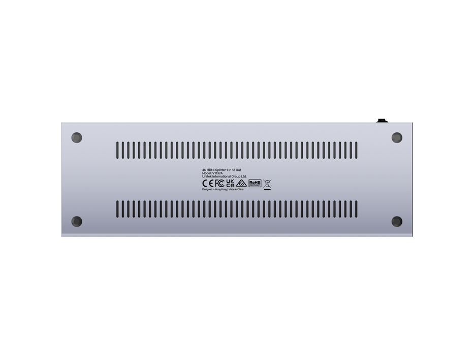 UNITEK 1-in-16-Out HDMI Splitter. Supports Mirror Mode for up to 16 Monitors, Su