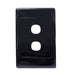 AMDEX Switch Plate ONLY. 2 Gang Wall Face Plate (Accepts Clipsal Style Mechs). B