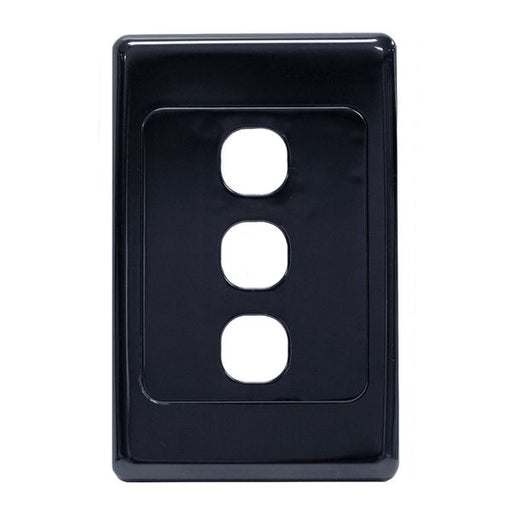 AMDEX Switch Plate ONLY. 3 Gang Wall Face Plate (Accepts Clipsal Style Mechs). B