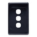 AMDEX Switch Plate ONLY. 3 Gang Wall Face Plate (Accepts Clipsal Style Mechs). B