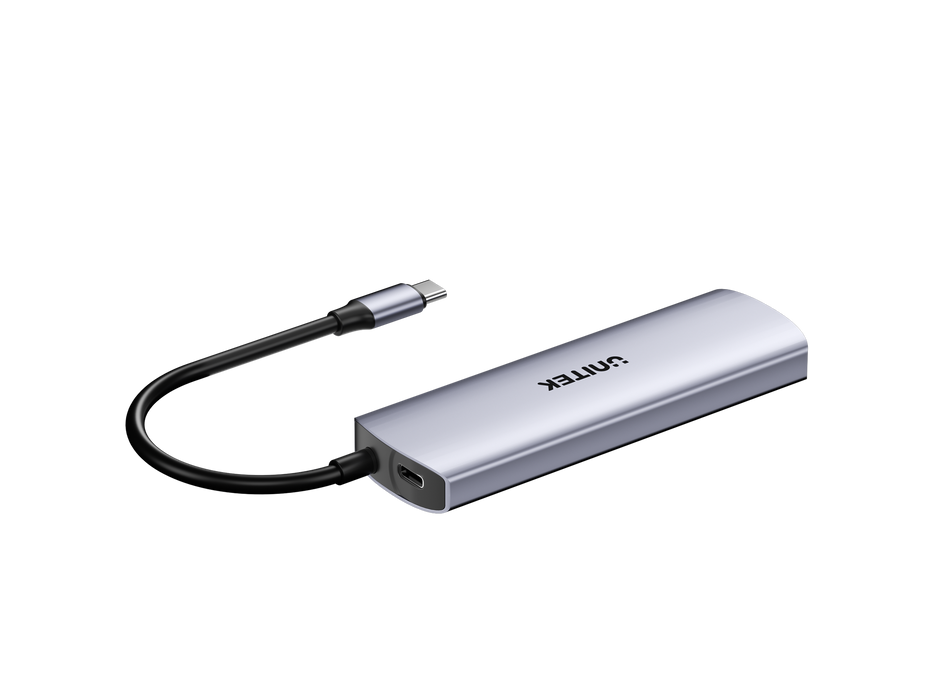 UNITEK 4-in-1 10Gbps USB Multi-Port Hub with USB-C Connector. Includes 4x USB-A