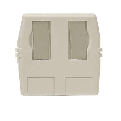 DYNAMIX 2 Port Unloaded Keystone Surface Mount Enclosure.