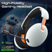 VERTUX High Performance BT Gaming Headset with Retractable Microphone Up to 80Hr