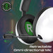 VERTUX High Performance BT Gaming Headset with Retractable Microphone Up to 80Hr