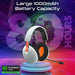 VERTUX High Performance BT Gaming Headset with Retractable Microphone Up to 80Hr