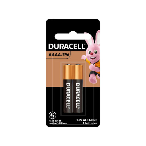 DURACELL Specialty AAAA/MX2500 E96 1.5V Alkaline Battery. Pk of 2