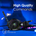 VERTUX HD Over-Ear Gaming Headset with RGB LED Lights & Built-in Mic Durable All