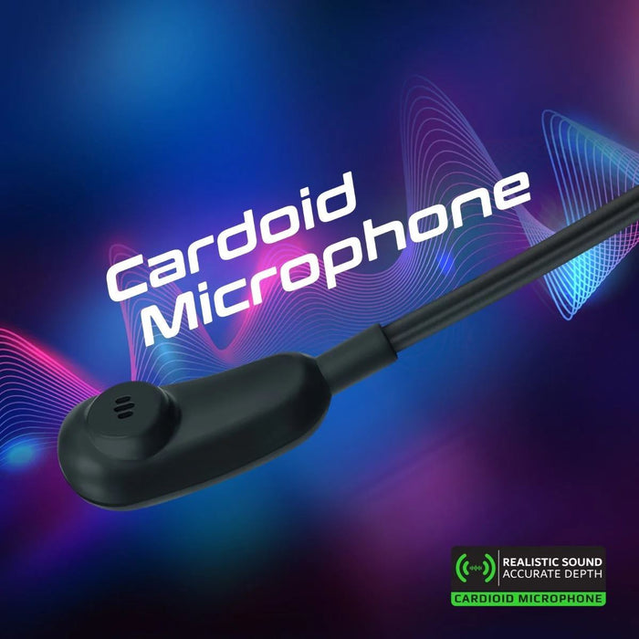 VERTUX High Performance 7.1 Stereo Sound Gaming RGB Headset with High Definition