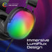 VERTUX High Performance 7.1 Stereo Sound Gaming RGB Headset with High Definition
