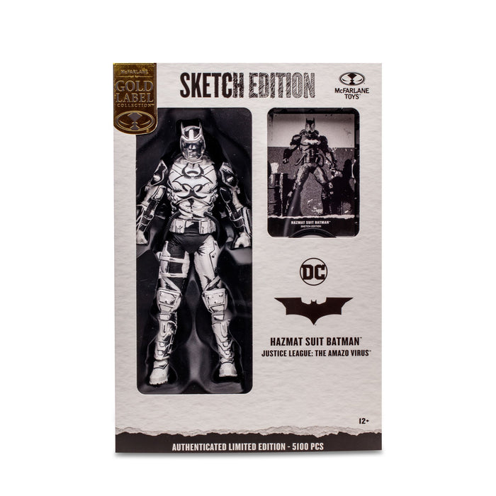 DC MULTIVERSE 7IN - HAZMAT SUIT BATMAN (LINE ART)(GOLD LABEL)