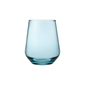 Pasabahce Glass Allegra Stemless Old Fashioned Blue 425ml - Set 6