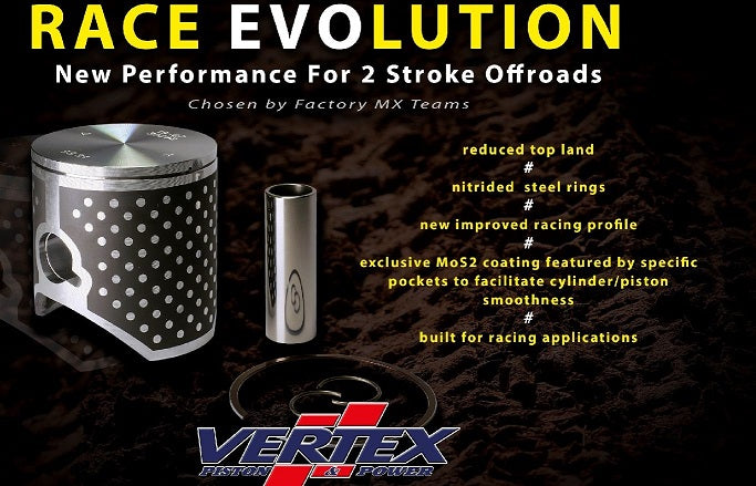 PISTON KIT VERTEX RACE EVOLUTION YAMAHA YZ125 05-21 53.94