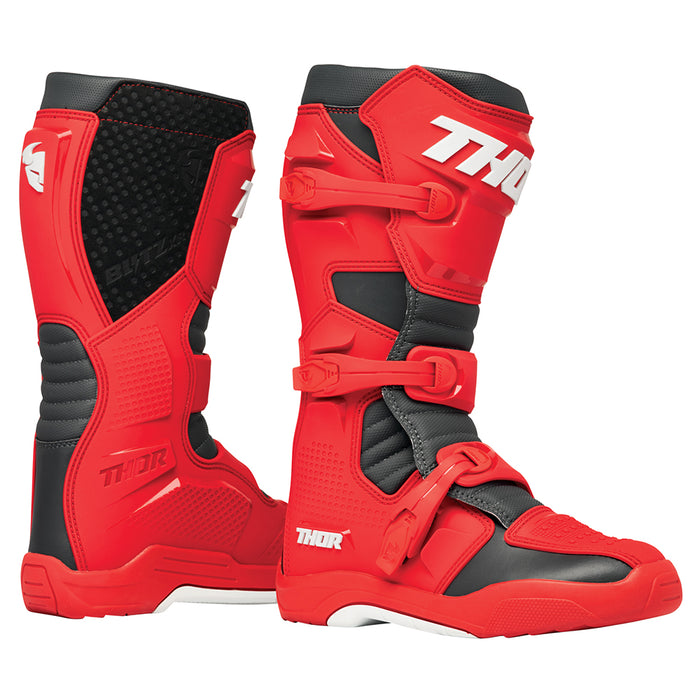 Motorcross Boots S24 Thor Mx Blitz Xr Mens Rd/Ch Size 13