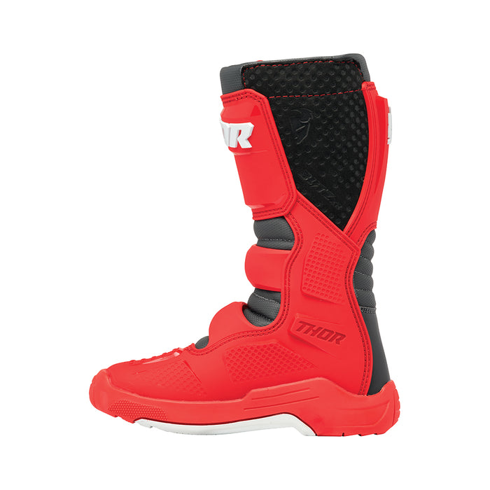 Motorcross Boots S24 Thor Mx Blitz Xr Youth Rd/Ch Size 4