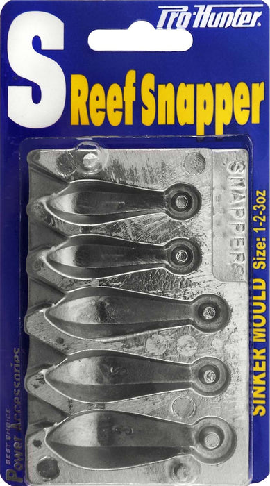 Pro Hunter Small Reef Sinker Mould Reef 1oz, 2oz, 3oz