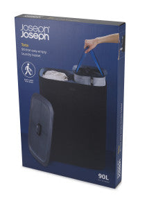 Joseph Joseph TOTA 90-LITRE LAUNDRY BLK