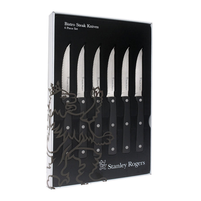 Stanley Rogers Bistro Steak Knives 6 Piece Set