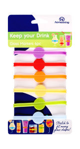 Homeliving Glass Markers - 6 Pack