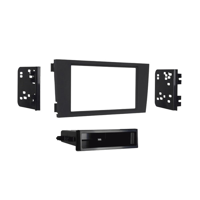 fitting kit audi a6 2000 - 2005 din & double din black