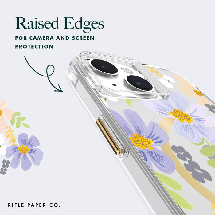 Casemate Apple iPhone 15 Case Rifle Paper Co. Pastel Marguerite MagSafe