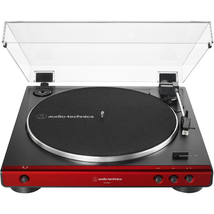 Audio Technica LP60X Fully Automatic Turntable - Red