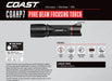 COAST LED High-Power Focusing Torch with Slide Focus. 650 Lumens. IP54 Water & D