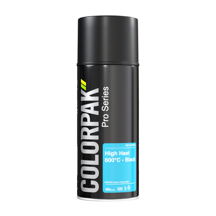 Colorpak Pro Series Aerosol High Heat Black 600C 400Ml