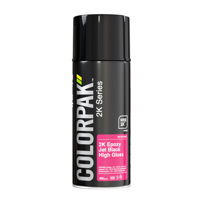 Colorpak 2K Series Epoxy Top Coat Jet Black High Gloss 400Ml