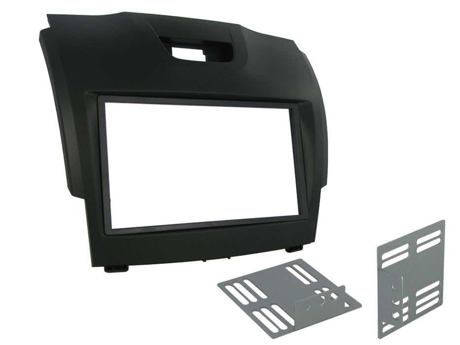 Fitting Kit Isuzu D-Max 2012 - 2015 / Mu-X 2014 - 2021 Double Din (Black)