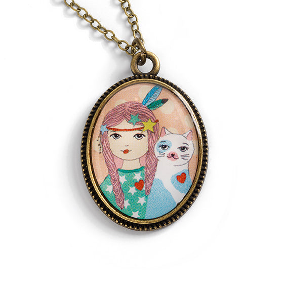 Djeco Lovely Sweet Medaille Lucille Necklace