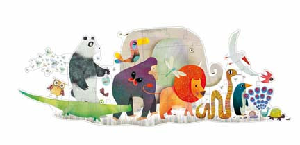 Giant - Animal Parade 36pc giant puzzle