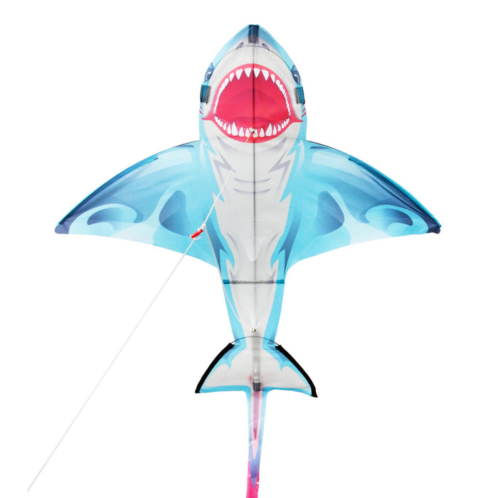 KITE'S READY 2 FLY - POP UP SHARK- PATENTED POPUP SYSTEM-KITE TOTE