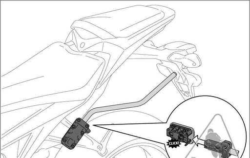 SW - MOTECH BLAZE PANNIERS QUICK LOCK SPACER BAR MUST USE HIGH BAGS