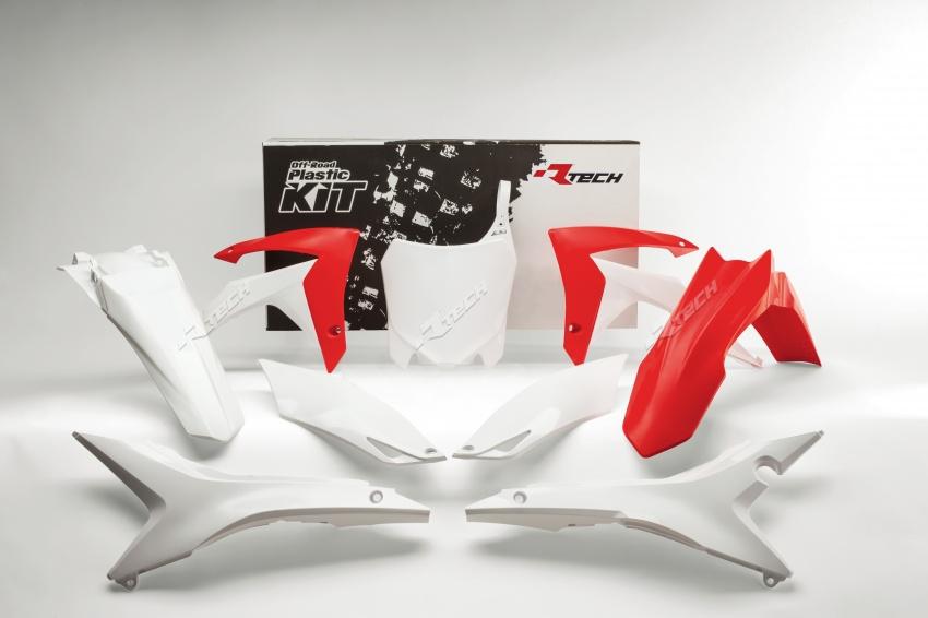 PLASTIC RTECH FRONT/REAR FENDER RADIATORSHROUD SIDEPANEL AIRBOXCOVER &amp;FRONT NUMBERPLATE CRF250R 450R