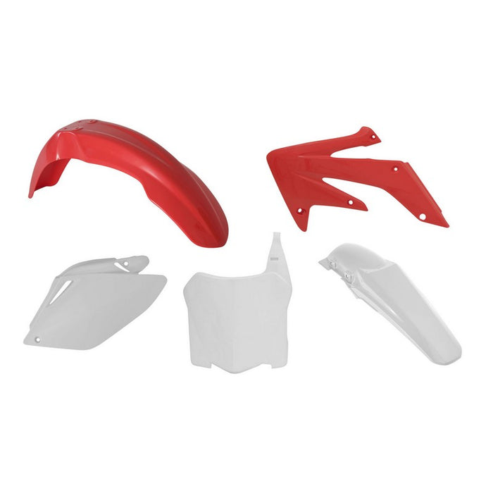 Plastic Kit Rtech Front &Rear Fenders Sidepanels &Radiator Shrouds &Front Number