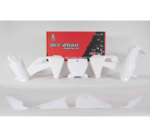 Plastics Kit Rtech 6 Piece White Husqvarna Fc Fx Tc Tx