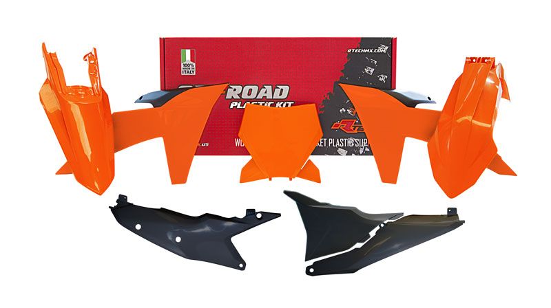 Plastics Kit Rtech Includes Front & Rear Fenders Radiator Shrouds Sidepanels Air