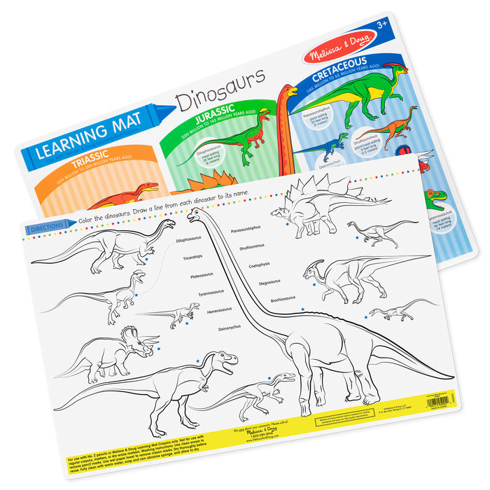 Dinosaurs Color-A-Mat (Bundle of 6)